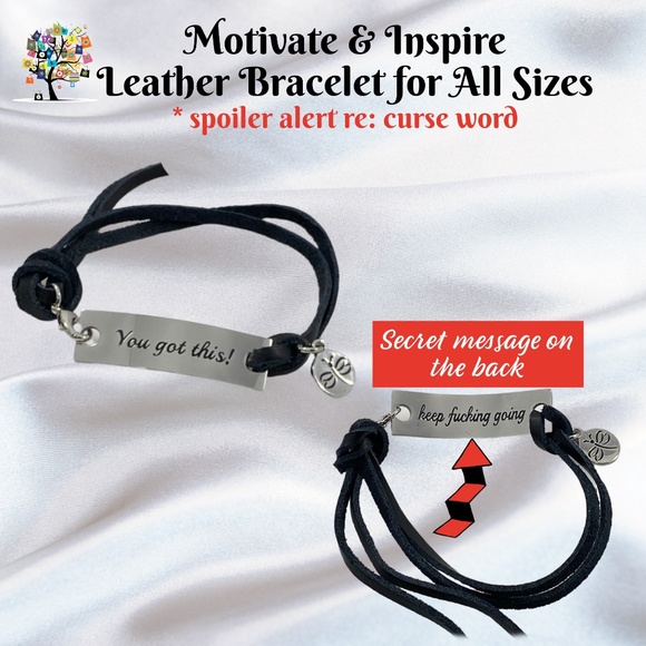 Dragonfly Spirit Designs Jewelry - Inspirational Saying Bracelet You Got This